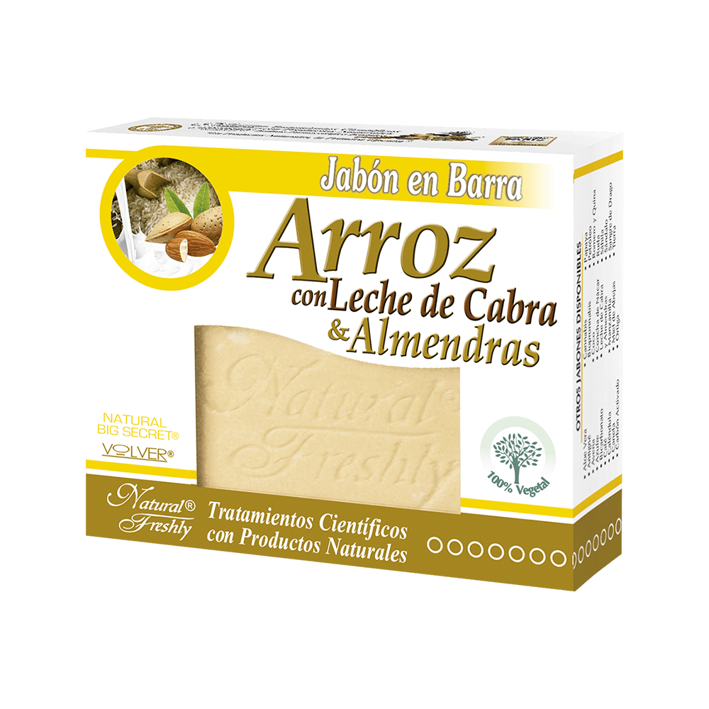 Jabón de Arroz con Leche de Cabra & Almendras